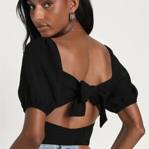 Abundance of Love Black Textured Bodysuit -S